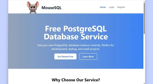 Free Database Service